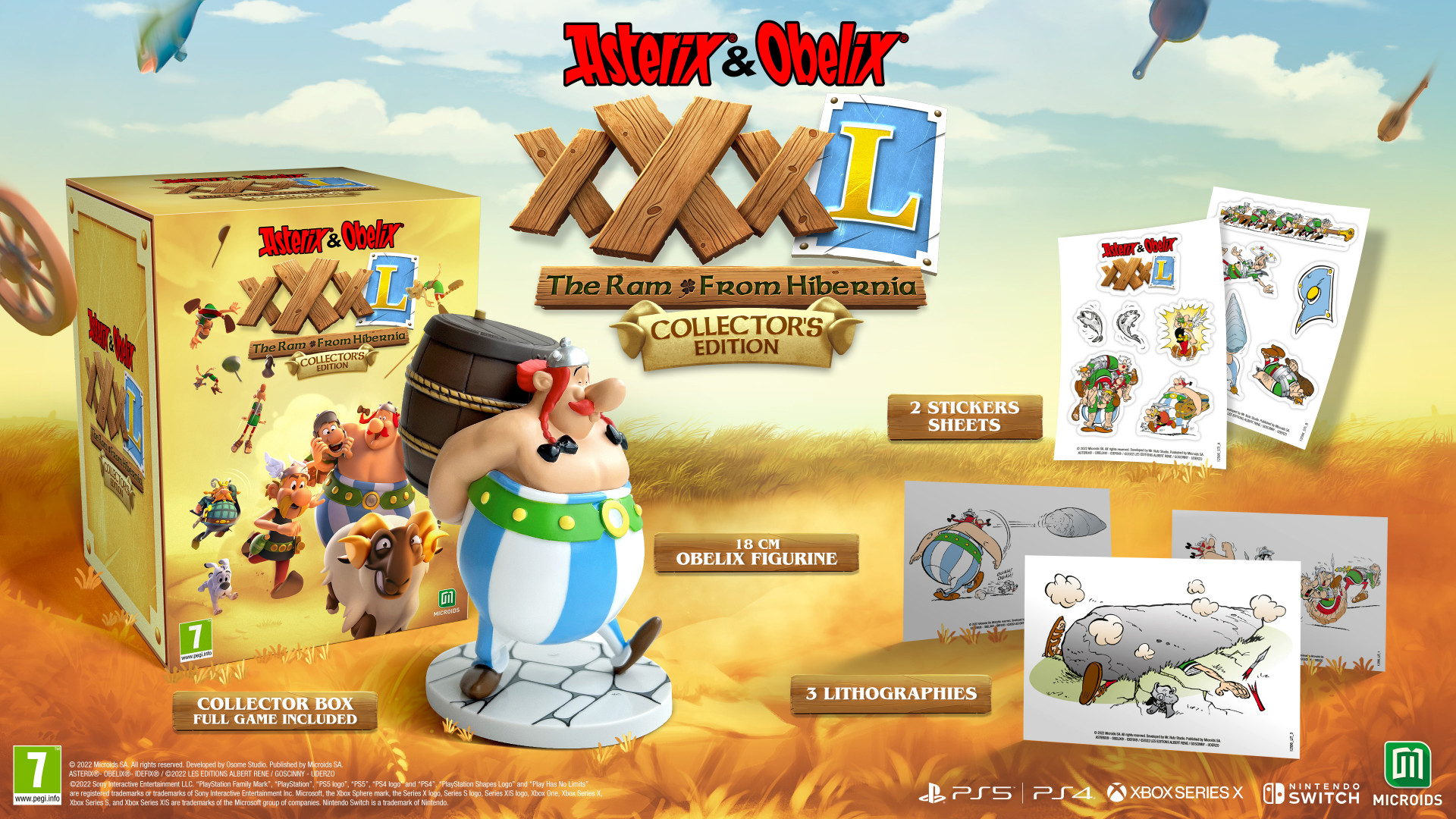 Asterix & Obelix XXXL the Ram From Hibernia Collector's Edition - Nintendo Switch