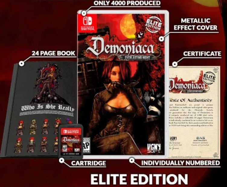 Demoniaca: Everlasting Night Elite Edition - Nintendo Switch