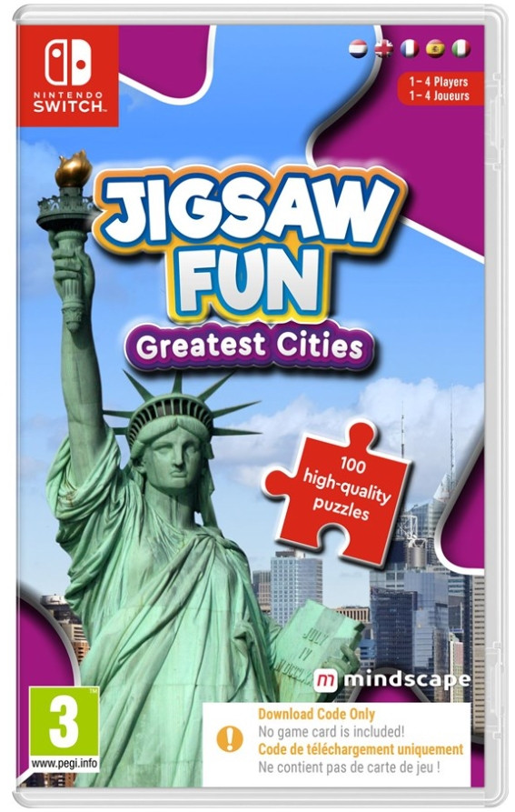Jigsaw Fun Greatest Cities (Code in a Box) - Nintendo Switch