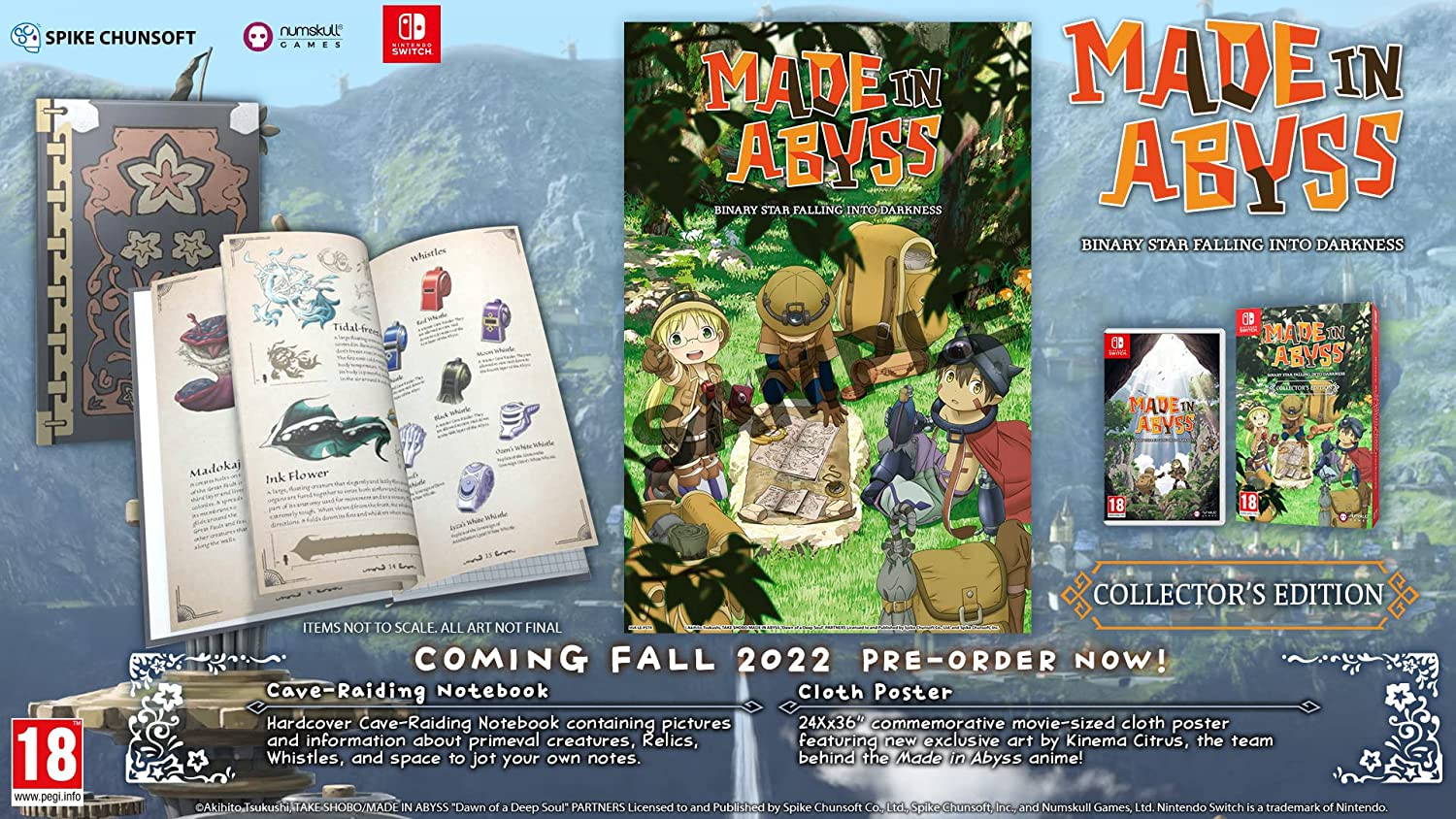 Made in Abyss Binary Star Falling Into Darkness Collector's Edition - Nintendo Switch