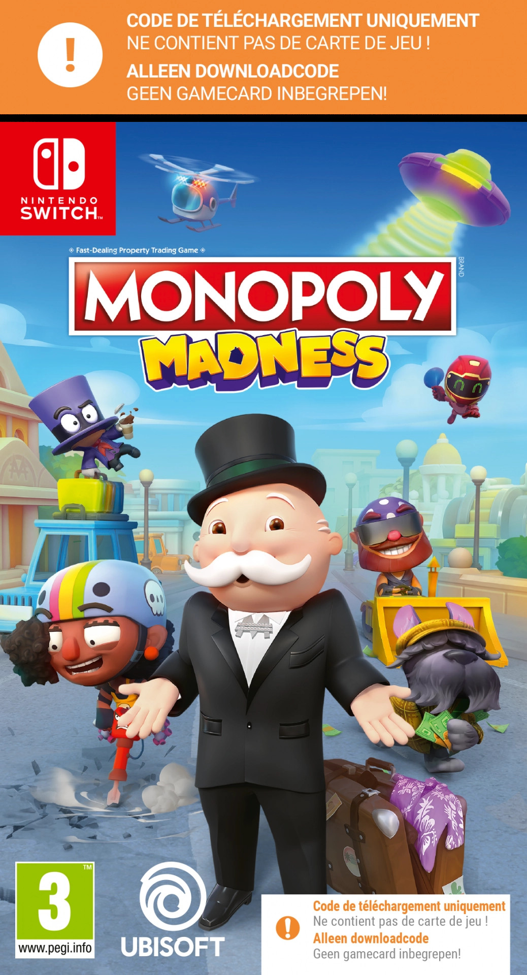 Monopoly Madness (Code in a Box) - Nintendo Switch