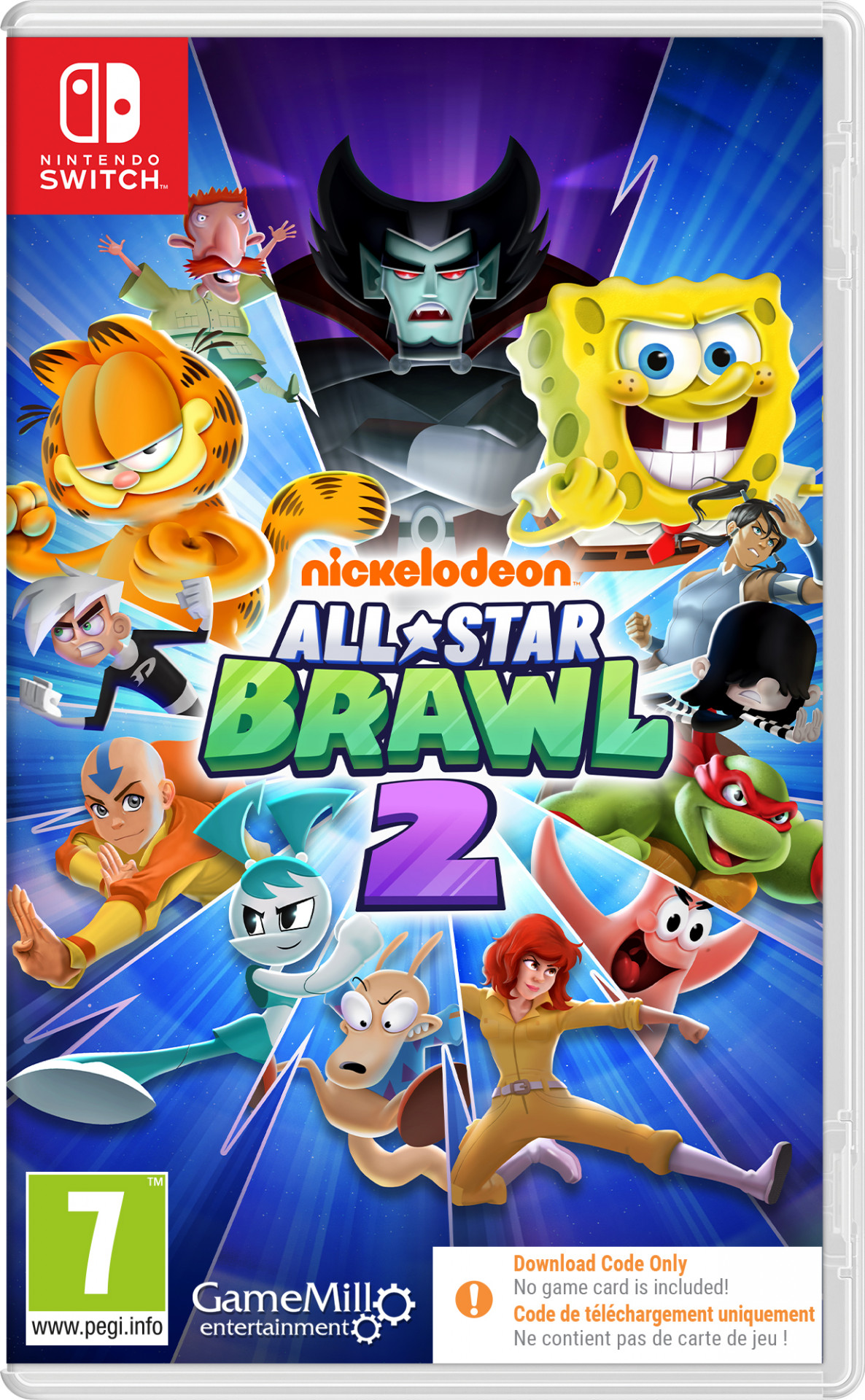 Nickelodeon All-Star Brawl 2 (code in a box) - Nintendo Switch