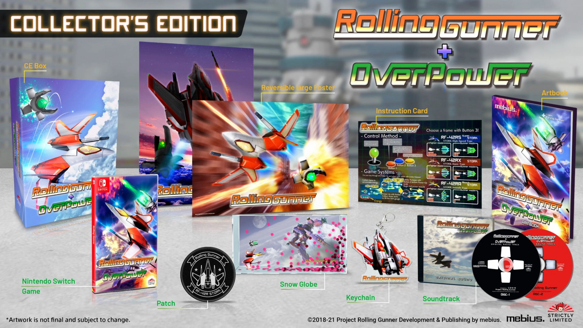 Rolling Gunner + Overpower Collector's Edition - Nintendo Switch