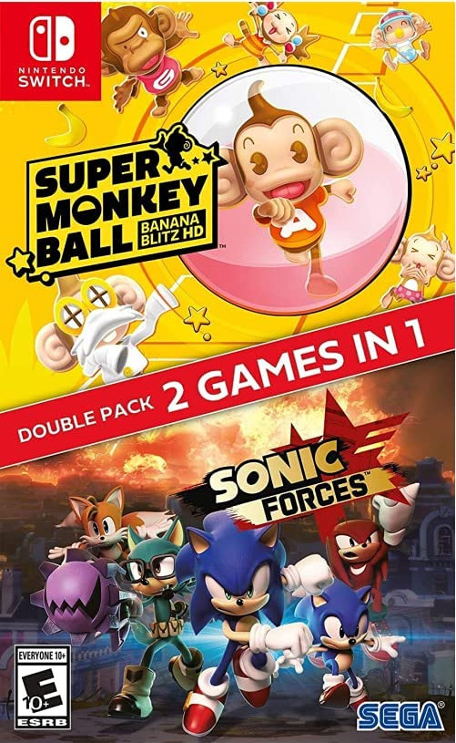 Sonic Forces + Super Monkey Ball Banana Blitz HD (Double Pack) - Nintendo Switch