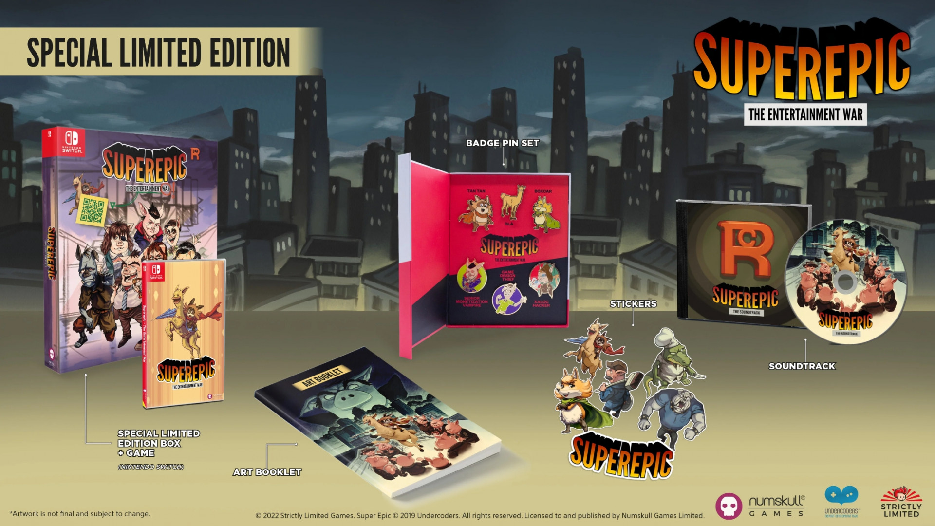 SuperEpic the Entertainment War Special Limited Edition - Nintendo Switch