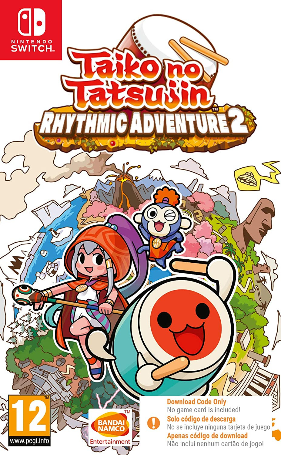 Taiko No Tatsujin Rhythmic Adventure 2 (Code in a Box) - Nintendo Switch