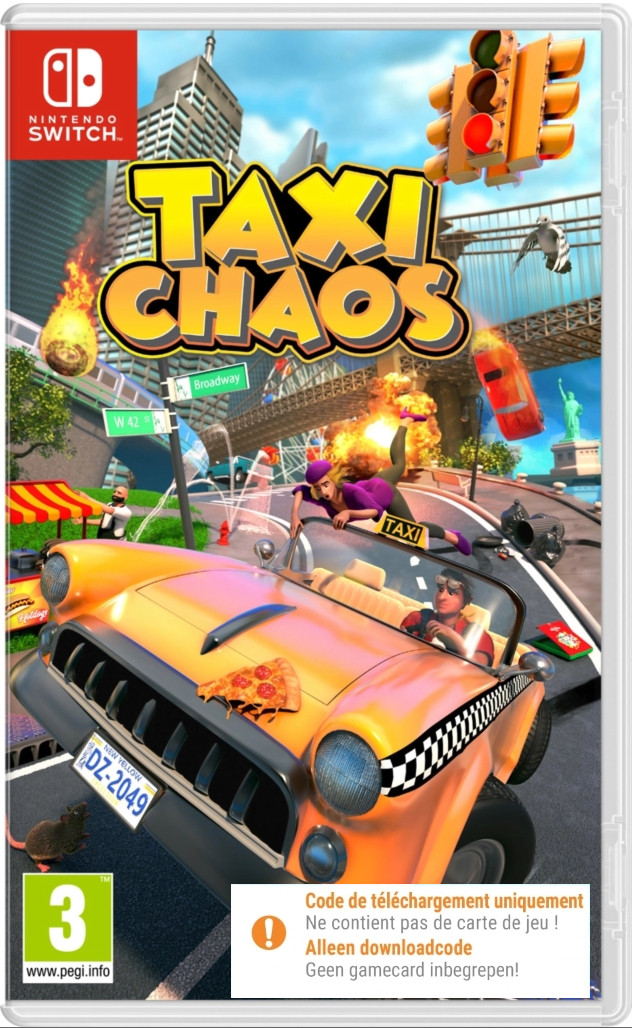 Taxi Chaos (Code in a Box) - Nintendo Switch