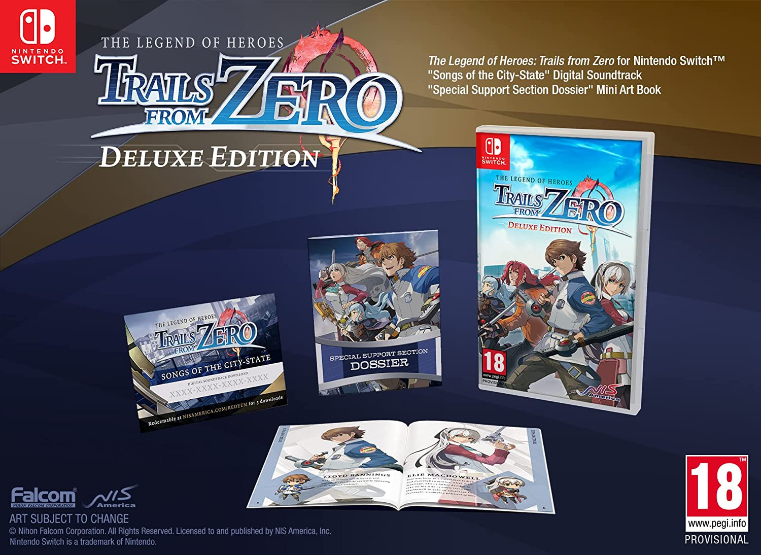 The Legend of Heroes Trails from Zero Deluxe Edition - Nintendo Switch