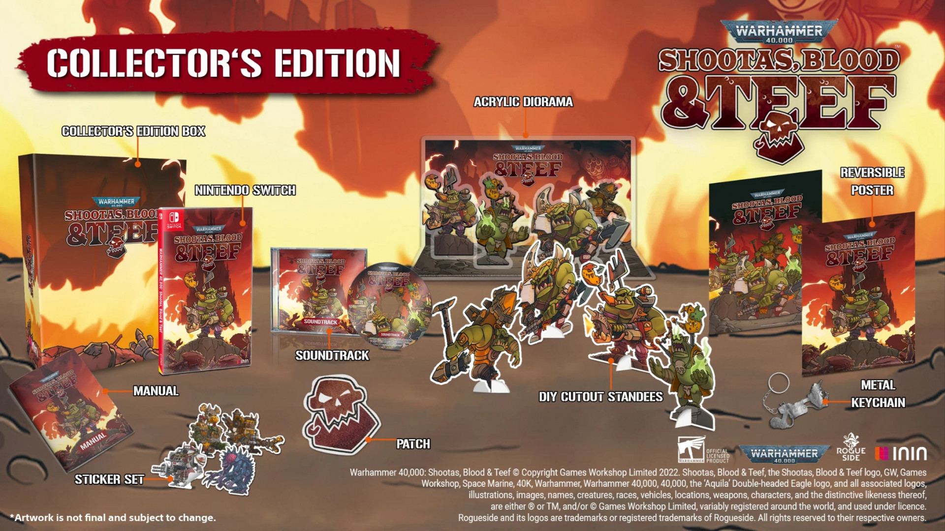 Warhammer 40,000 Shootas, Blood & Teef Collector's Edition - Nintendo Switch