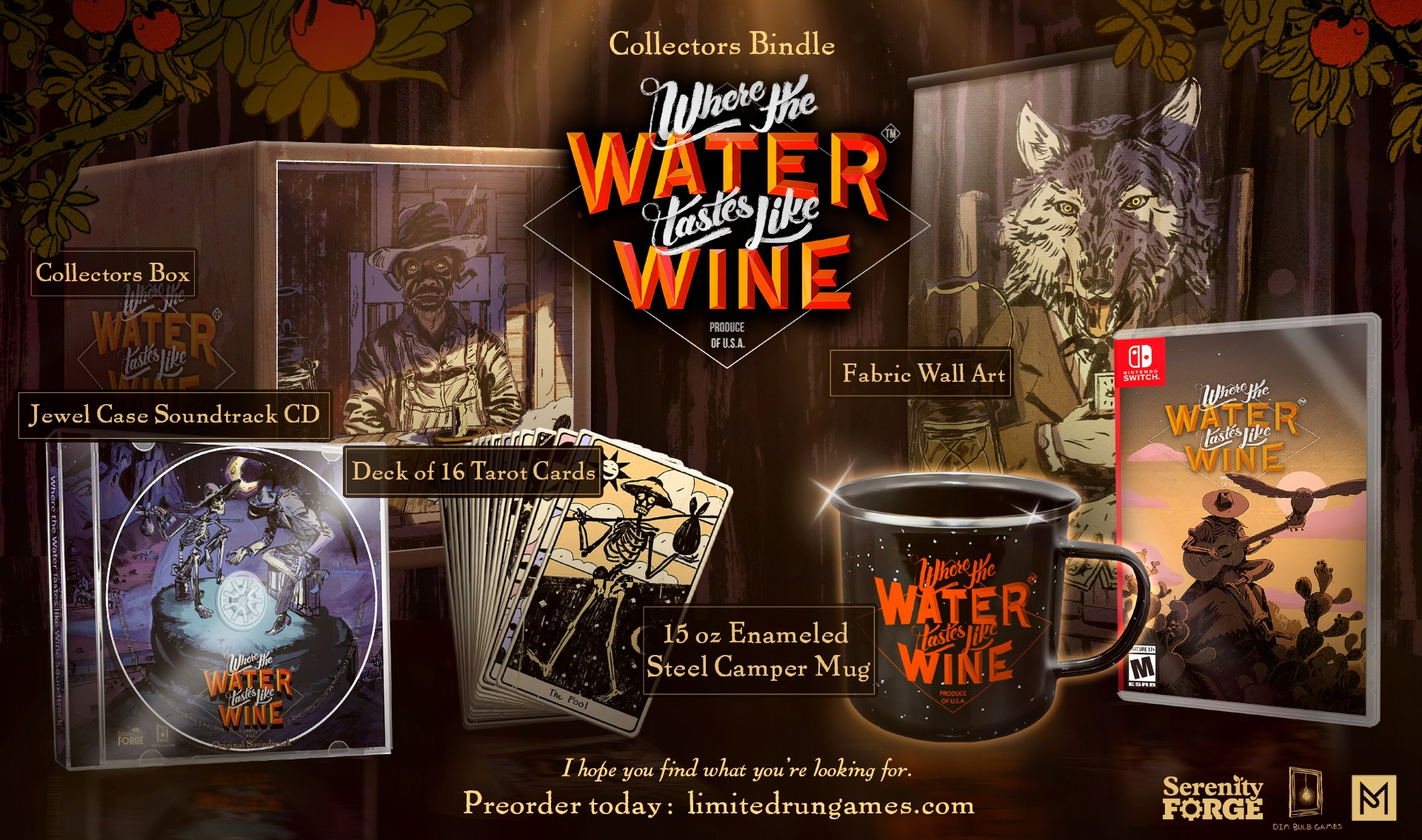 Where the Water Tastes like Wine Collector's Edition - Nintendo Switch