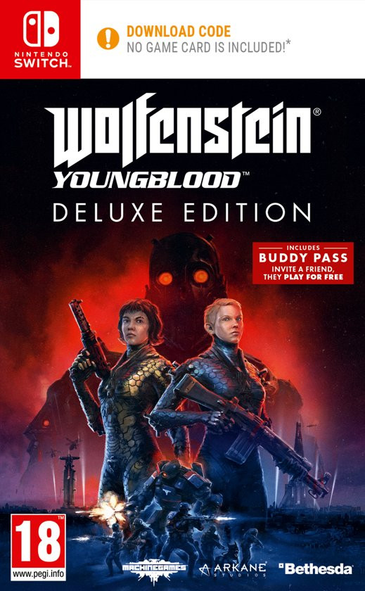 Wolfenstein Youngblood Deluxe Edition (Code in a Box) - Nintendo Switch