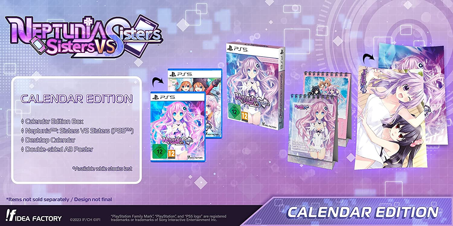 <br />
<b>Warning</b>: Undefined variable $categoryPath in <b>/opt/bitnami/apache/htdocs/game/playstation-5/game.php</b> on line <b>266</b><br />
Neptunia: Sisters VS Sisters Calendar Edition -