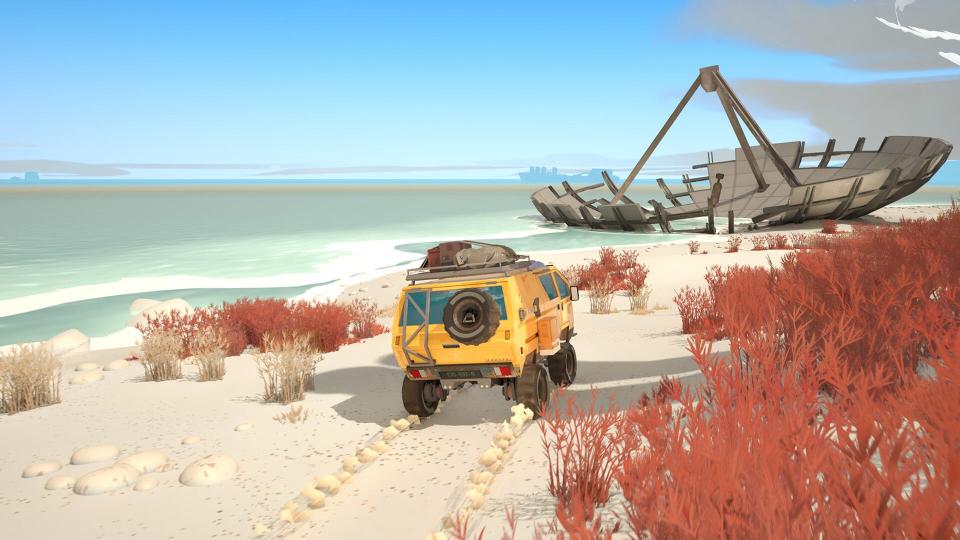 Caravan SandWitch: Frictionless Off-Road, Missed Linear Potential