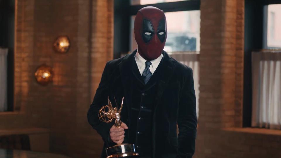 Deadpool crashes Emmys as Ryan Reynolds celebrates