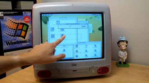 Discovering the First iMac Model Came with a Touchscreen Version