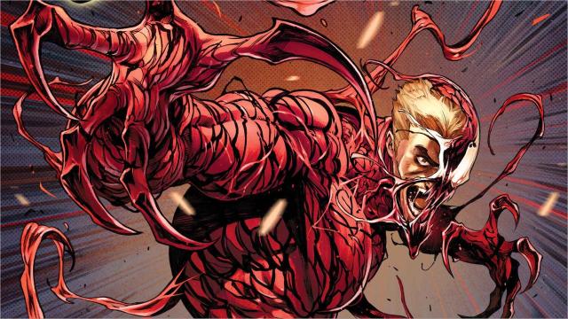 Eddie Brock neemt de rol van nieuwe Carnage over na de Venom oorlog