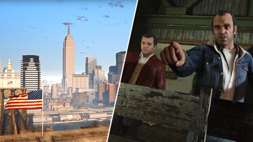 Explore Liberty City in GTA 5 with Michael, Trevor, and Franklin