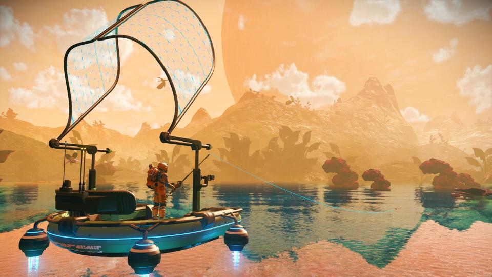 Fishing in Space No Man’s Sky