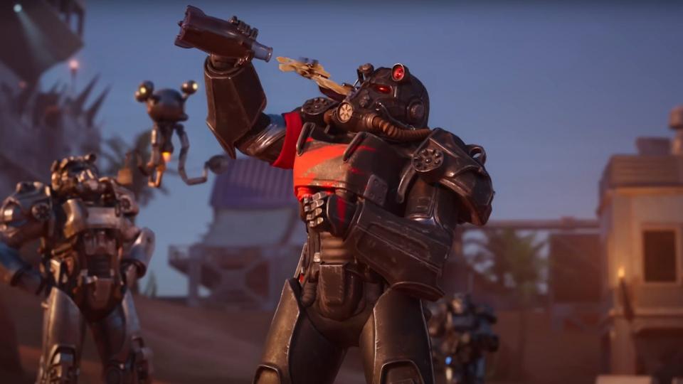 Fortnites Fallout Crossover: Power Armor Doet de Griddy