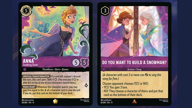 Frozen’s Anna Shines in Disney Lorcana’s Winterspell Reveal