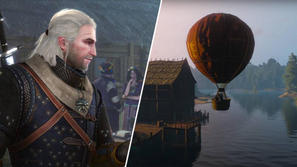 Geralt Vliegt naar Whispering Island in Epische Witcher 3 Mod