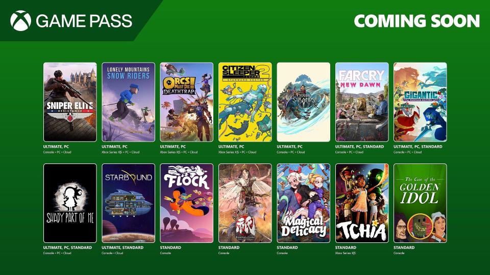 Maak je klaar 14 nieuwe games komen naar Xbox Game Pass in januari