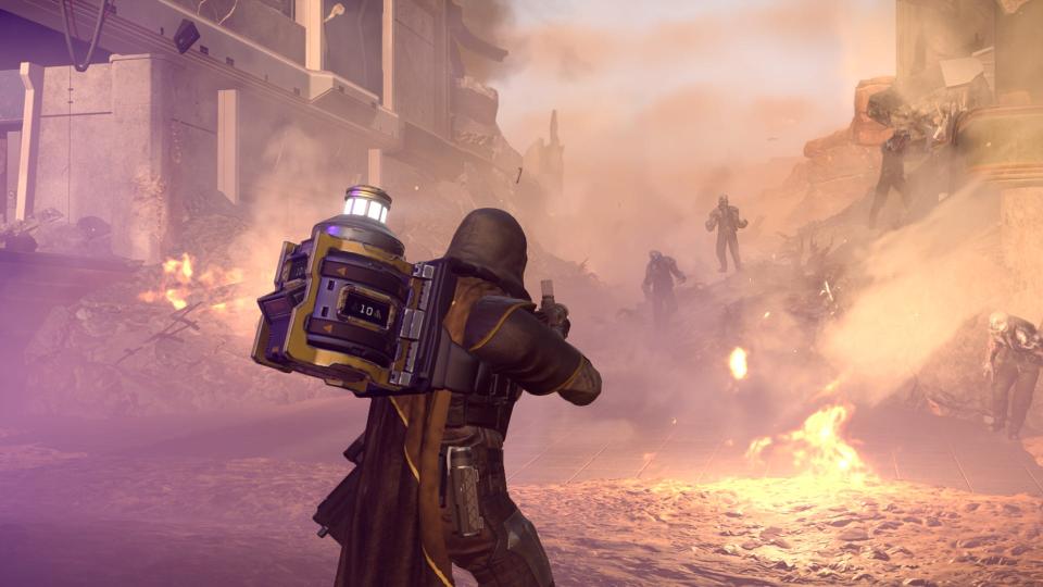 Helldivers 2 jubileum: spelers maken hellbomb trebuchet