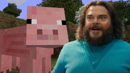 Jack Black Almost Voiced a Talking Pig in Minecraft