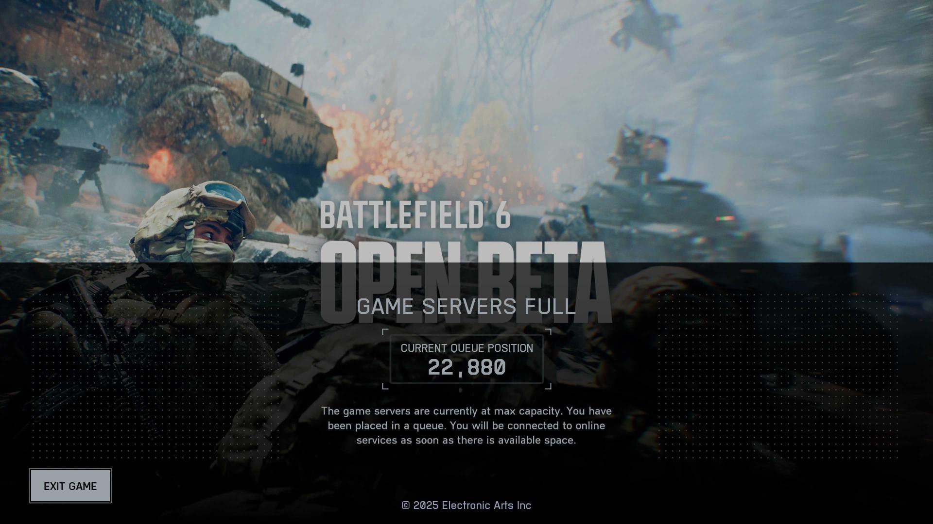 Line Up Now: Battlefield 6 Open Beta Is Already Packed