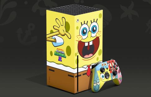 MICROSOFT Unveils Xbox Series X with Spongebob Squarepants Design