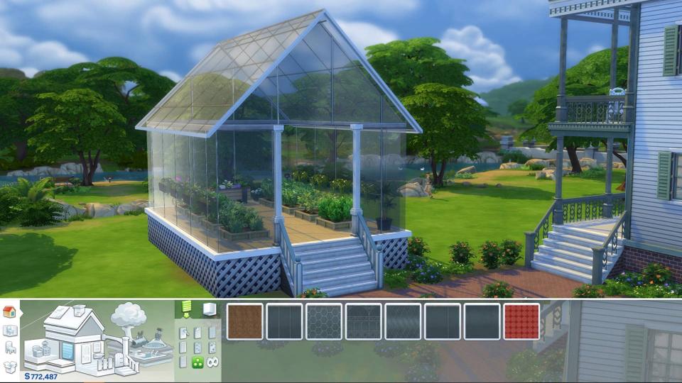 New Sims 4 Patch: Glass Walls, Roof Plants & Major Updates