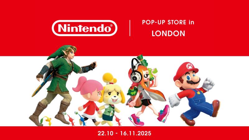 Nintendo Opens First UK Pop-Up Store in London for Exclusive Merch