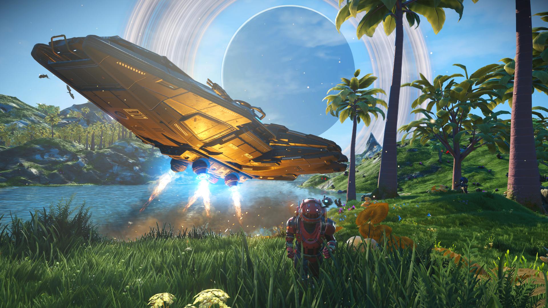 No Man's Sky's Voyagers Update Brings Corvette Ships & Crew