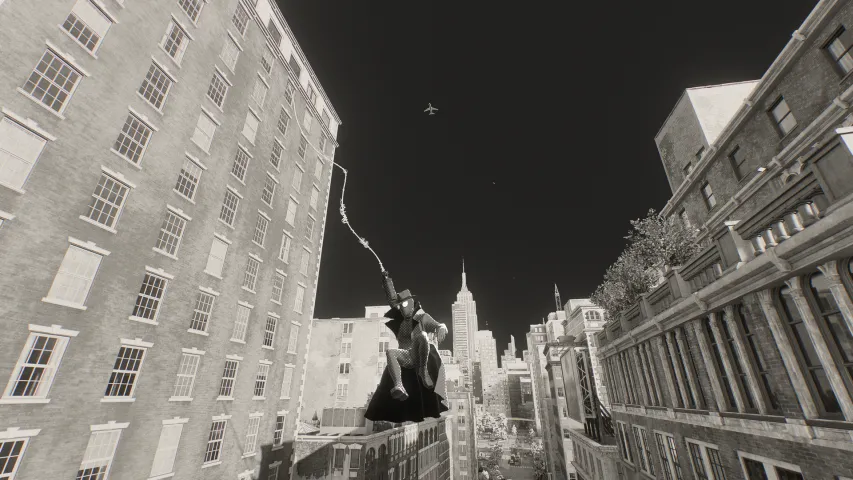 Noir Effect Brilliantly Created on Spider-Man 2 Game by Skilled Player