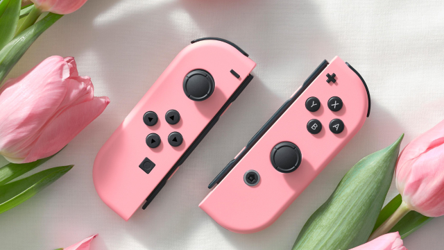 Peachy pink Joy-Cons launch with new Princess Peach game