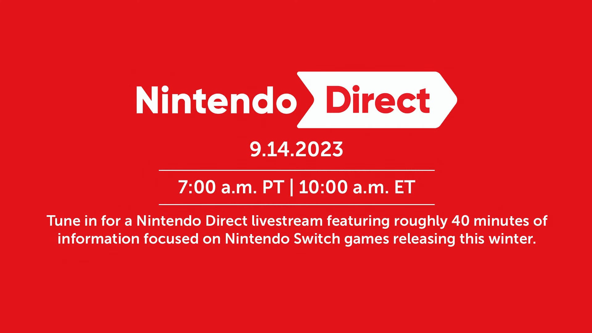 See the Nintendo Direct Presentation from September 2023 here