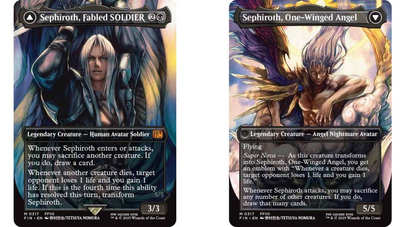 Sephiroth-ontwerp in Magic The Gathering Hint Naar FF7 deel 3