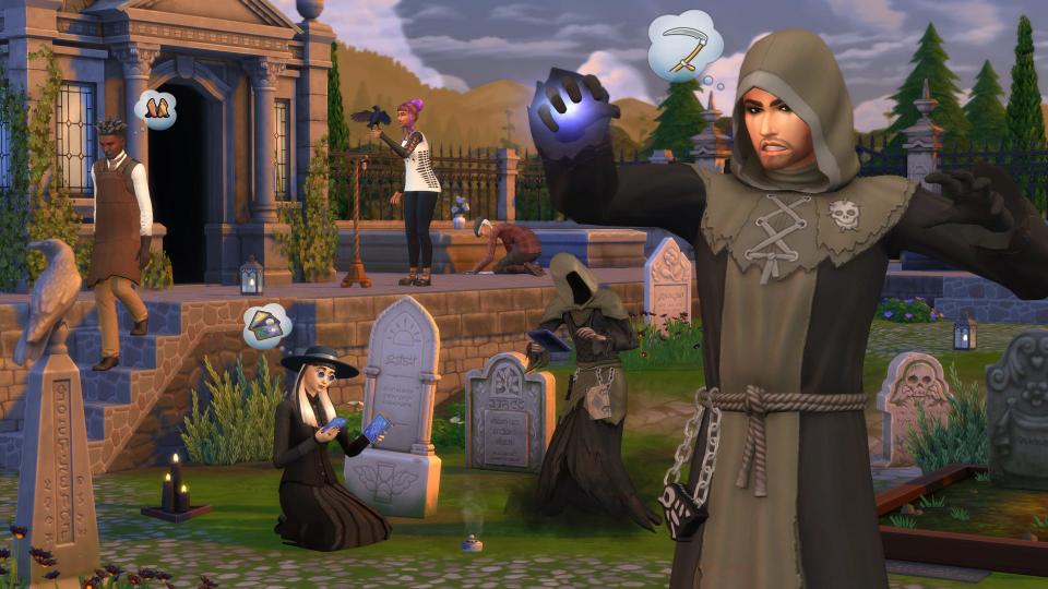 Sims 4 Halloween uitbreiding laat je een dodenheraut zijn