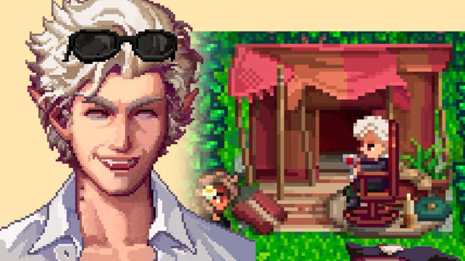 Stardew Valley mod brings pixelated Astarion romance soon