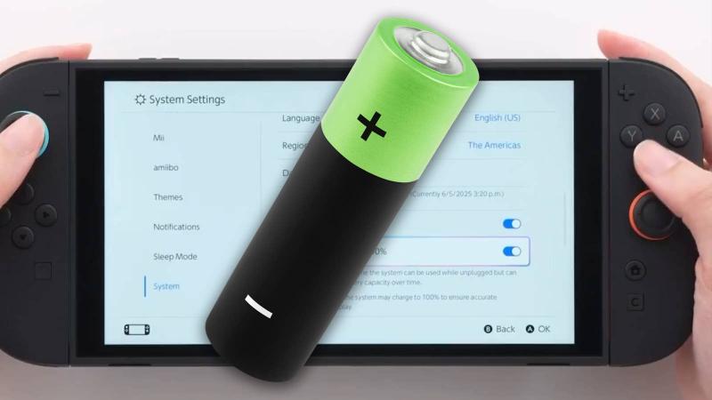 Switch 2 Features Battery Saver Mode That Stops at 90%