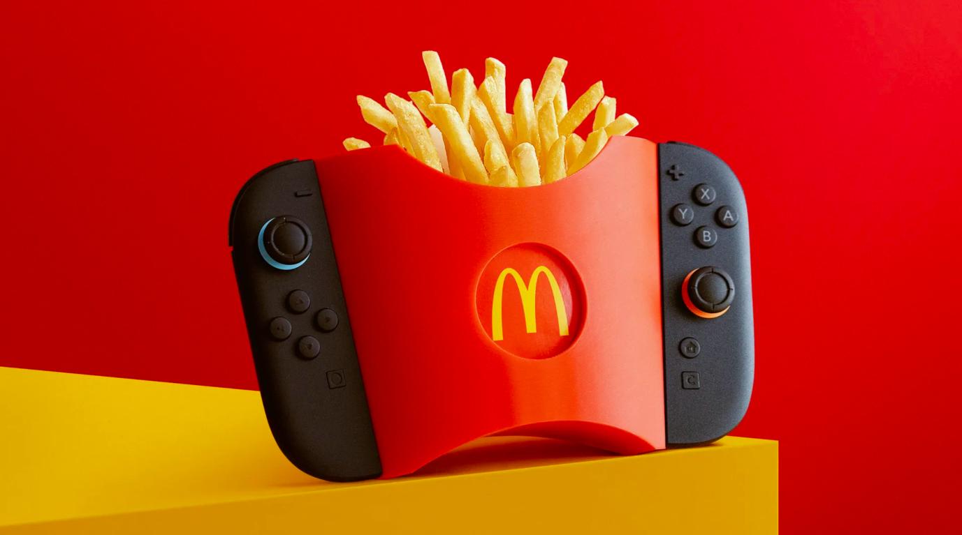 Switch 2 Joy-Con Holder Doubles as McDonald's Fry Storage