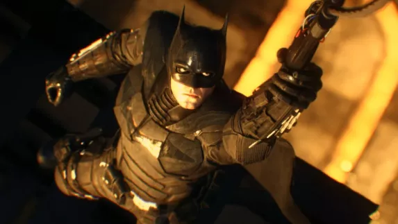 The Batman movie pack was briefly available in Batman: Arkham Knight