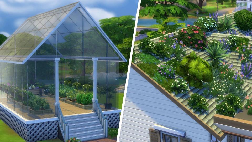 The Sims 4 Unveils Free Glass Walls and Rooftop Greens