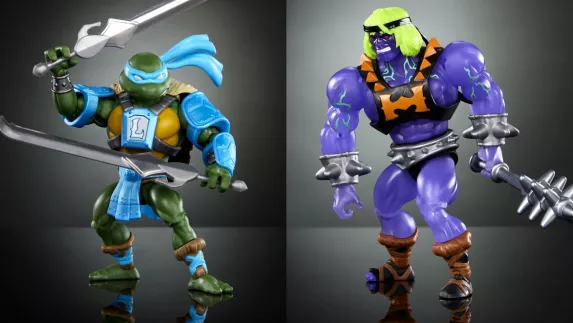 Turtles from Teenage Mutant Ninja Turtles Meet He-Man in Grayskull Toy Line
