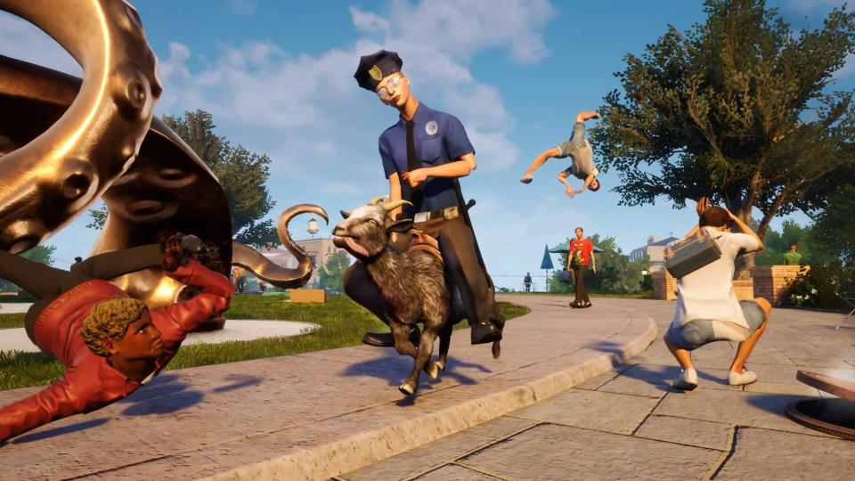 Xbox game pass drops: goat simulator 3 terror