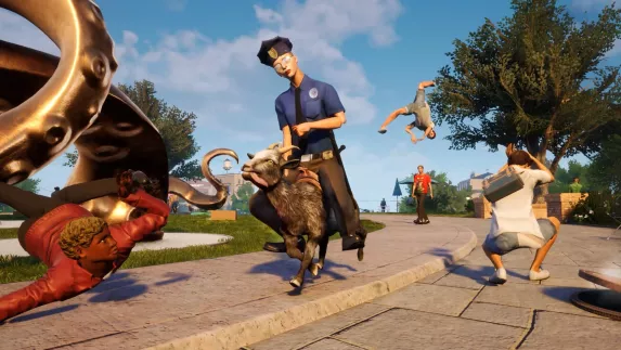 Xbox Game Pass laat vallen: Goat Simulator 3 Terror