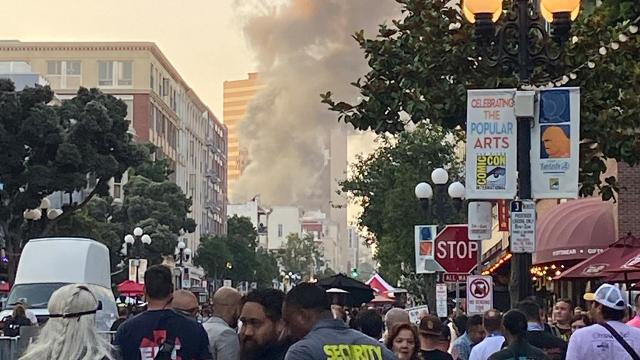 fire near The Penguin display forces SDCC evacuation