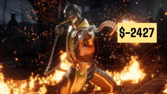 mortal kombat champ wins $565, breaks $3,000 light