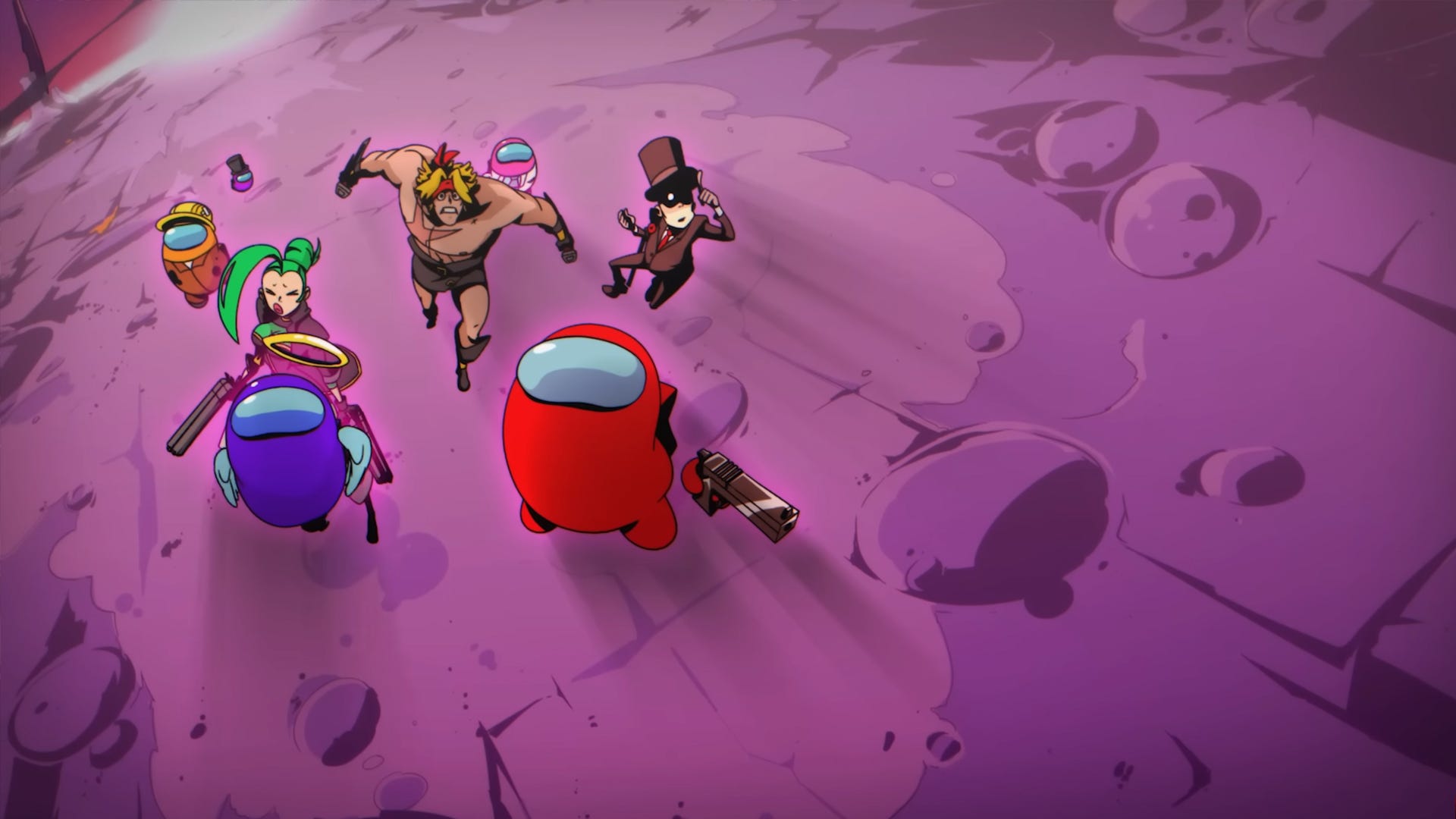 vampire survivors unveils shocking among us DLC