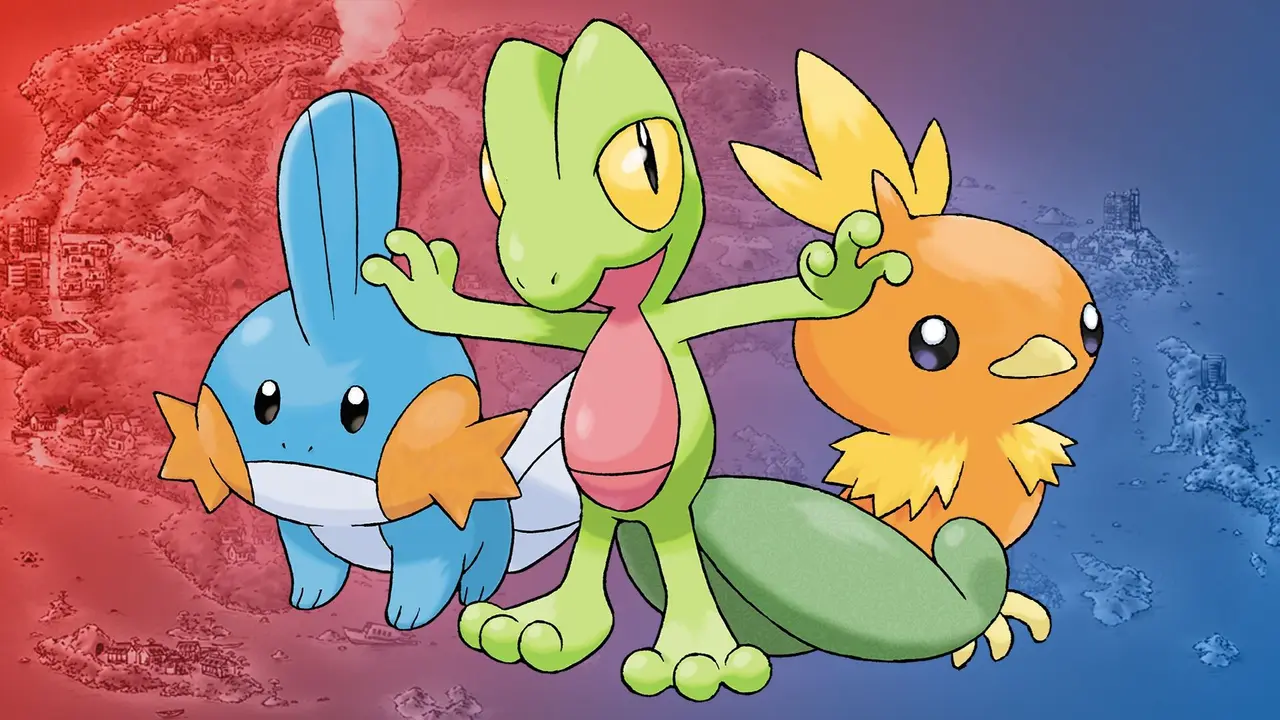 Pokémon Emerald Rotate: Hoenn rotated 90 degrees in Pokémon Emerald fan project